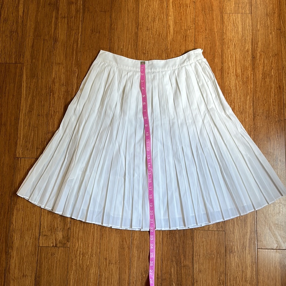 Talbots Petites White Ruffle Skirt NWT Size 2P - Picture 3 of 6